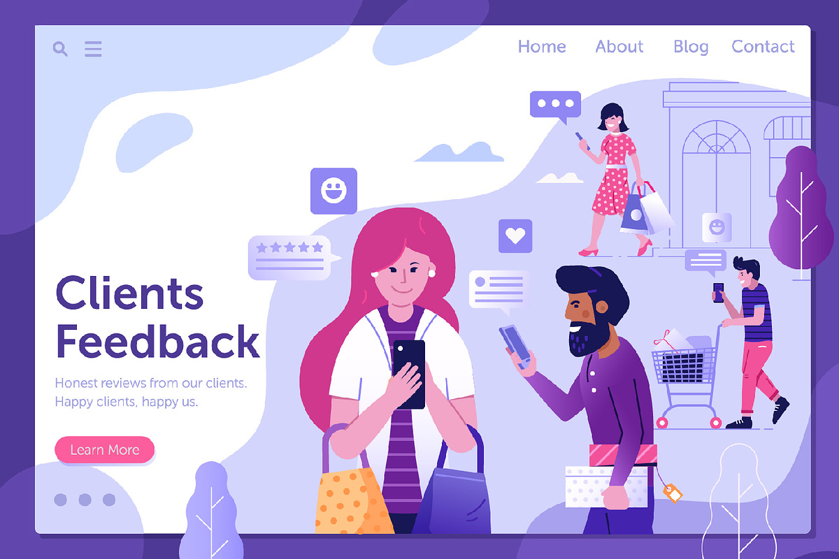 Online Shopping Web Illustrations, a Person Illustration by Alex Krugli (Photo 13 of 14)