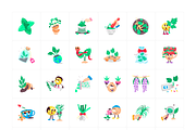 Animated Herb Stickers, an Emoji Icon by Vectors Market (Thumbnail 5 of 7)