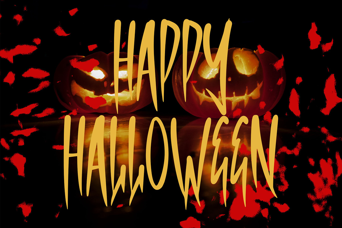 RUMADARAH - Halloween Horror Font, a Font by NTC Graphic (Photo 3 of 9)