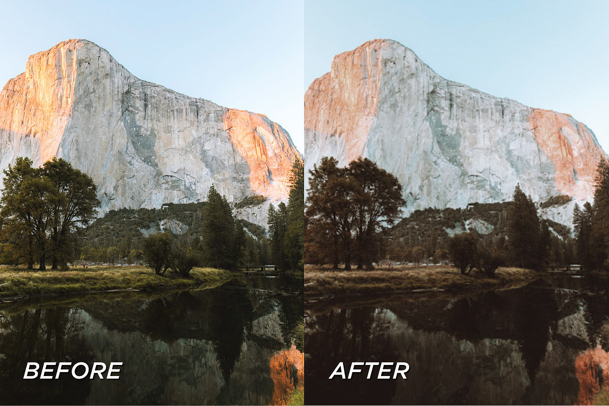 5 Yosemite Lightroom Presets, a Preset Add-On by TheWayfarerShoppe (Photo 3 of 7)