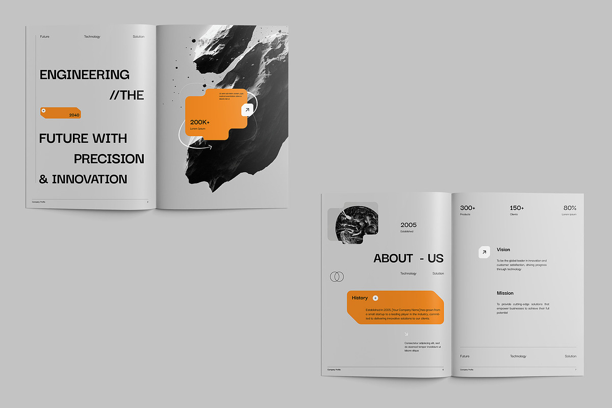 Minimalist Company Profile preview 4