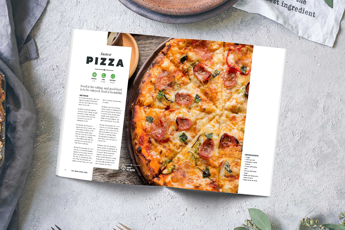 EAT GOOD FOOD Cookbook / Recipe Book, a Magazine Template by Wolfgang Design (Photo 11 of 13)