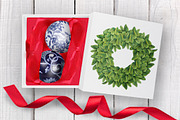 China Blue Christmas Ornaments Pack, a Decorative Illustration by Dana Designs (Thumbnail 10 of 14)