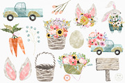 Rustic Spring: Easter Watercolors, an Illustration by PetiteMarket (Thumbnail 4 of 4)