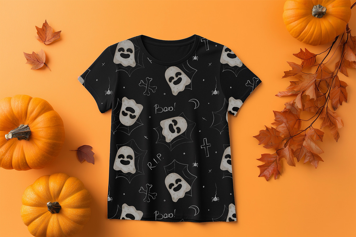 Cute Halloween Patterns Set, a Pattern Graphic by ZabolotnaArt (Photo 5 of 6)