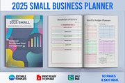2025 Small Business Planner, a Print Template by Book2bees (Thumbnail 1 of 4)