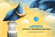 Artista Affinity Designer Brushes, a Brush Add-On by pixelbuddha.net (Thumbnail 1 of 10)