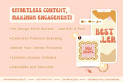 Retro Groove Branding Starter Kit, a Branding & Logo Template by Hell Yeah Designs (Thumbnail 7 of 15)