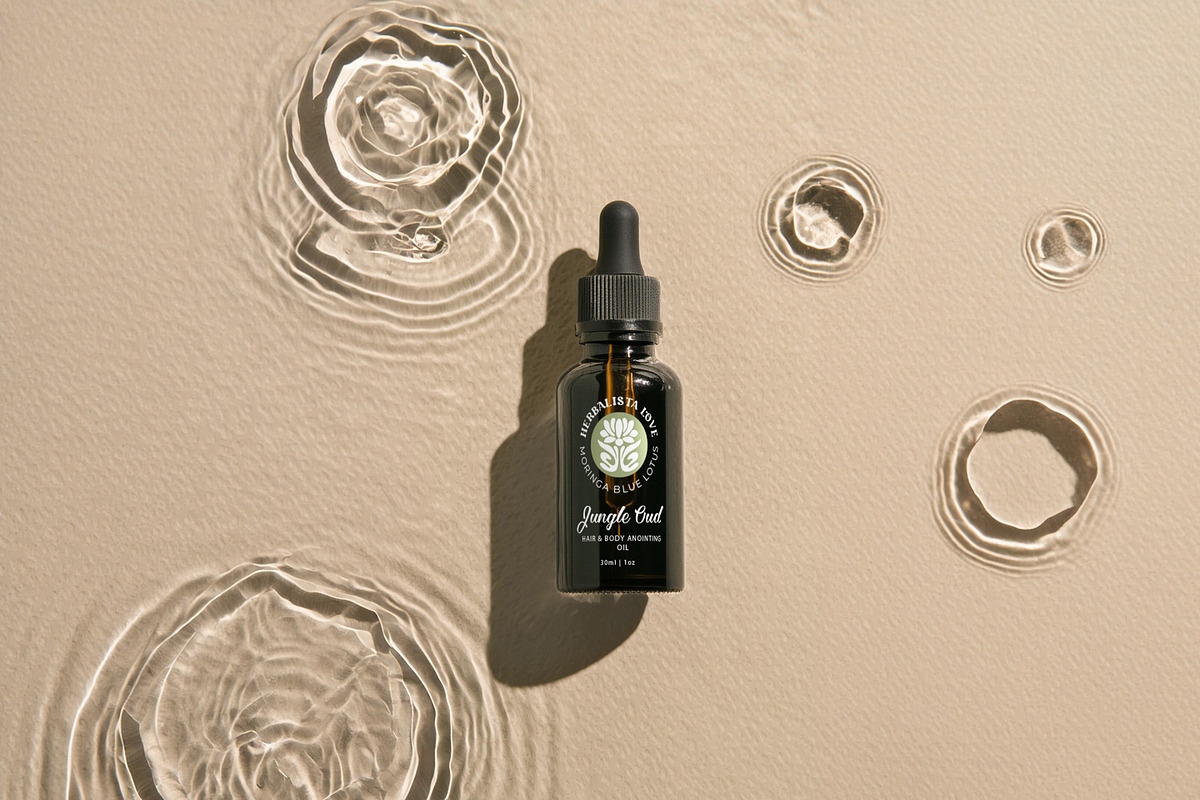 Amber Dropper Skincare Bottle Mockup, a Packaging Mockup by Soulve Studio (Photo 1 of 4)