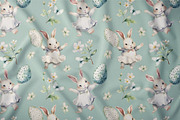 Watercolor easter bunnies clipart, an Animal Illustration by MariGraphic boutique (Thumbnail 9 of 10)