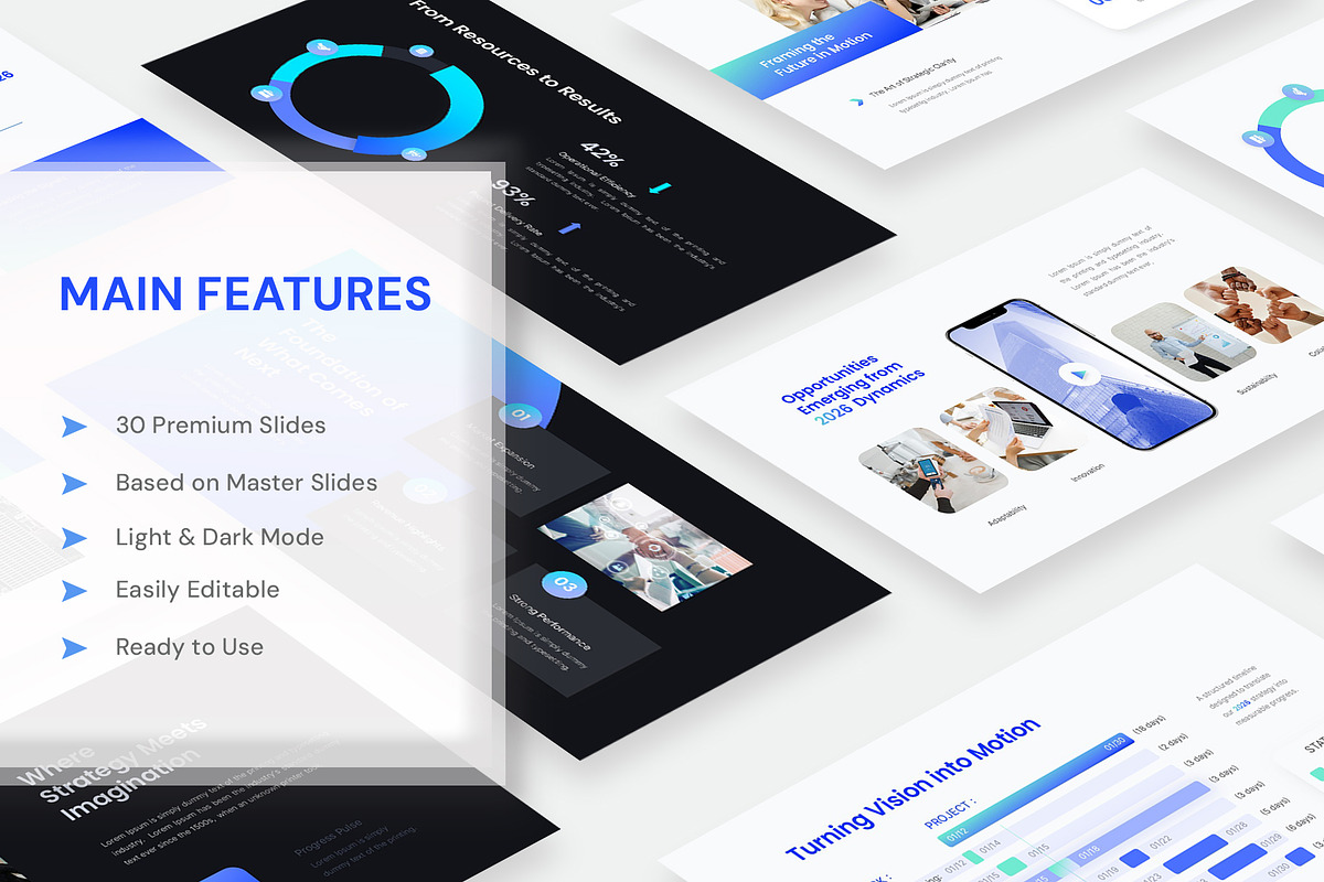 Frame 2026 - Year-End Google Slides, a Presentation Template by New Coral Design (Photo 2 of 6)