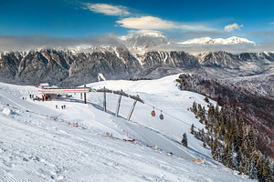 Majestic ski resort in Carpathians, a Nature Photo by Alpine Dreams
