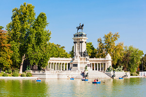The Buen Retiro Park in Madrid, Spain, a Photo by saiko3p