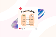 Mental Health Instagram Templates, a Social Media Template by Adored Templates (Thumbnail 6 of 10)