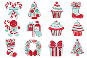 Cute Christmas Sublimation Clipart, an Illustration by Dream Creation (Thumbnail 4 of 7)