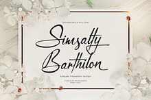 Simsalty Barthilon Elegant Signature