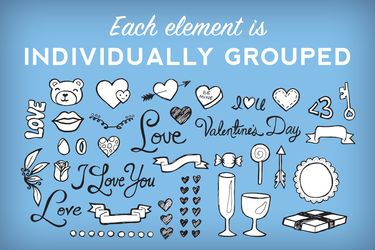 Valentine's Sketch Collection, an Illustration by Jaleh Afshar (Photo 3 of 5)