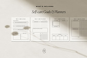 Self-care Planner Canva Template, a Presentation Template by HelloKarla (Thumbnail 4 of 7)