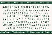 CS Belvina Drawn, a Sans Serif Font by Craft Supply Co. (Thumbnail 8 of 8)
