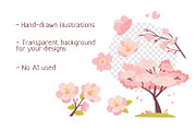 Sakura Stationery & Elements, a Stationery Template by so.ni.ka-store (Thumbnail 2 of 11)