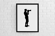 Photography Silhouettes SVG, a Work Illustration by newminddesign (Thumbnail 3 of 3)