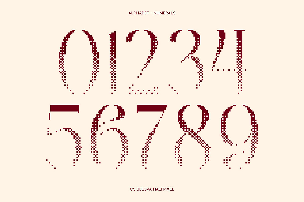 CS Belova Halfpixel, a Serif Font by Craft Supply Co. (Photo 5 of 8)