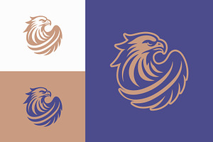 Eagle Wing Logo Sports Team, a Branding & Logo Template by Signatoro