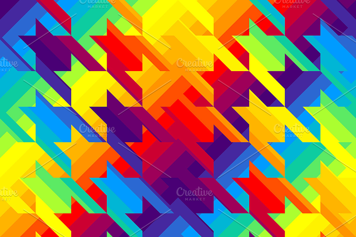 Hounds-tooth seamless patterns., a Pattern Graphic by tkdesign (Photo 5 of 8)