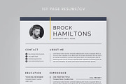 Modern Resume/CV Template, a Resume Template by Proper_media (Thumbnail 4 of 7)