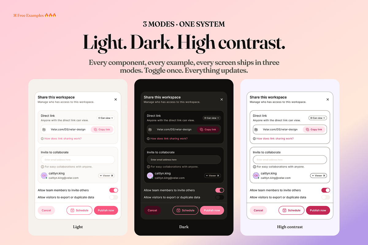 Velar Design System, an UI Kit Template by xStudio (Photo 4 of 6)