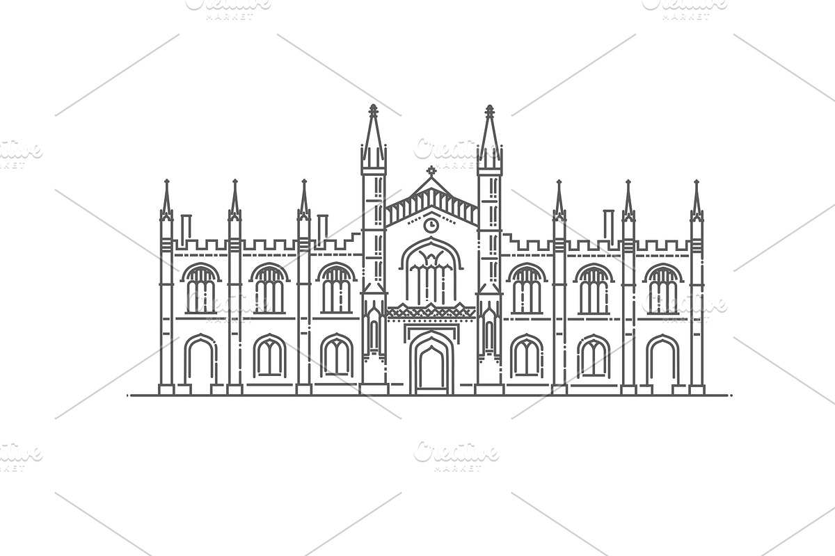 Cambridge University Illustration, an Education Illustration by Tettygreen (Photo 3 of 3)