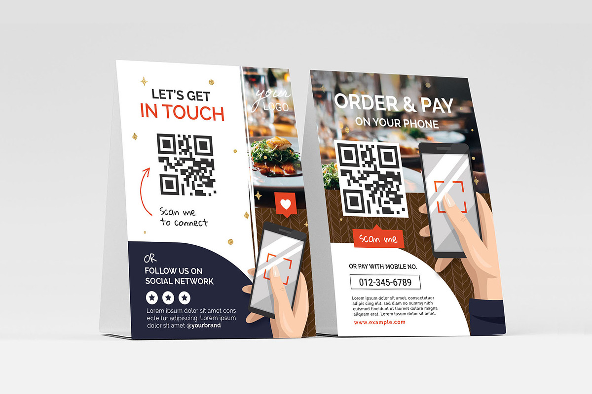QR Code Flyer Templates Vol.5, a Flyer Template by BrandPacks