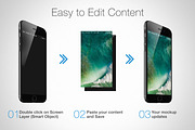 iPhone 7 Mockups, an iPhone Mockup by RadekBroz (Thumbnail 2 of 7)