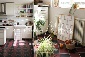 Interior Frame Mockup -Paris Kitchen