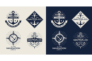 Nautical Logo, Emblem