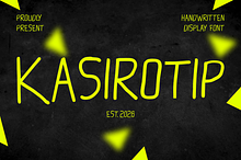 Kasirotip Vintage Handwritten Font