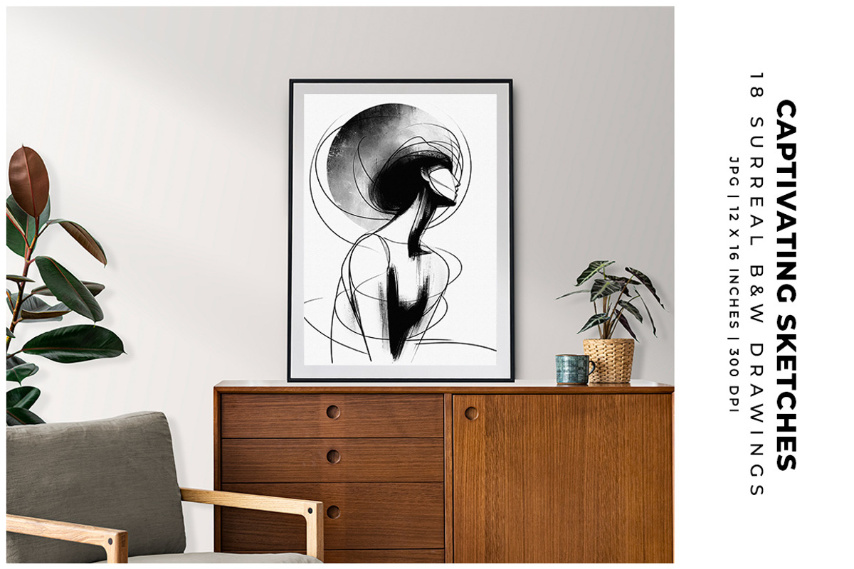 Captivating Sketches, a Decorative Illustration by Digital Art Creations (Photo 7 of 7)