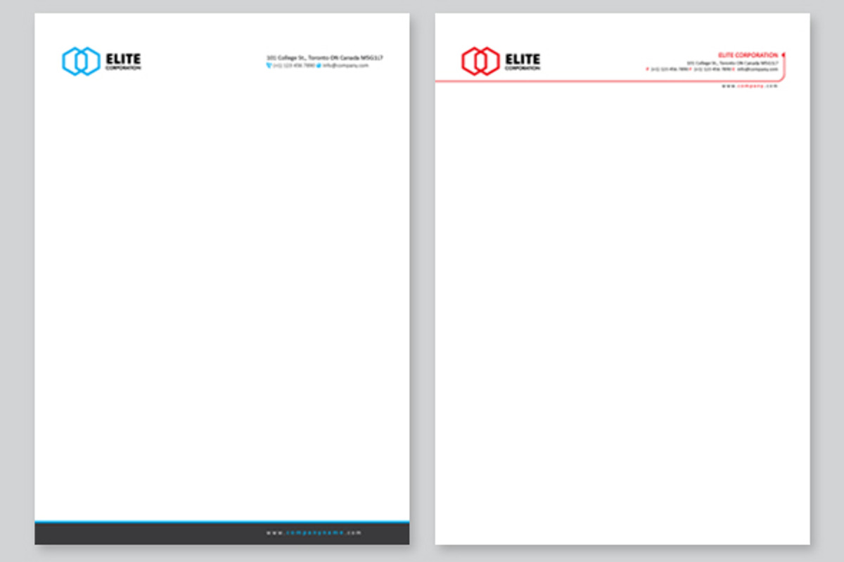 Letterhead MS Word DOCX, a Stationery Template by Design'sTRIBE (Photo 2 of 5)