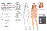 Female Fashion Croquis Bundle, a Person Illustration by Shorena Fashion Draws (Thumbnail 4 of 13)