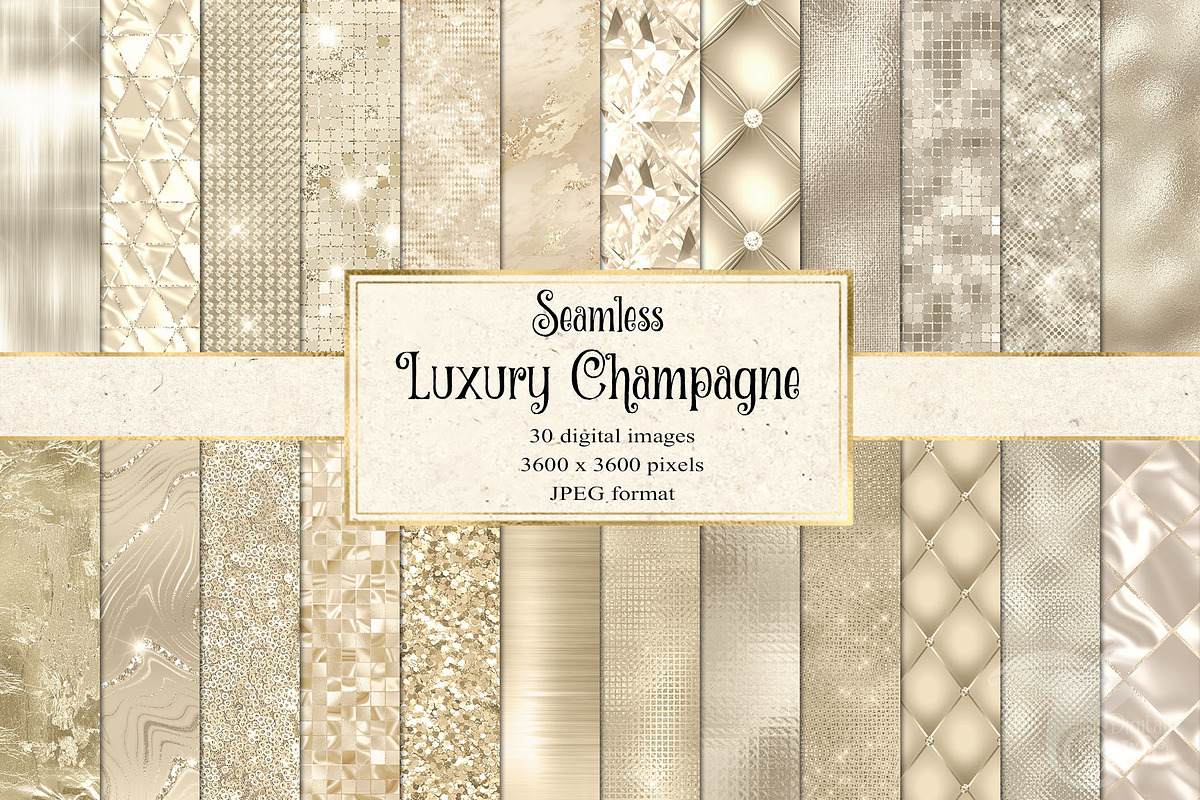 Luxury Champagne Textures, a Texture Graphic by Digital Curio (Photo 1 of 8)