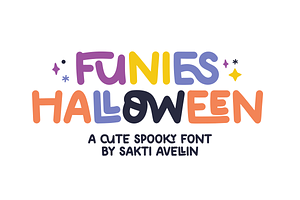 Funies Halloween - Cute Display Font