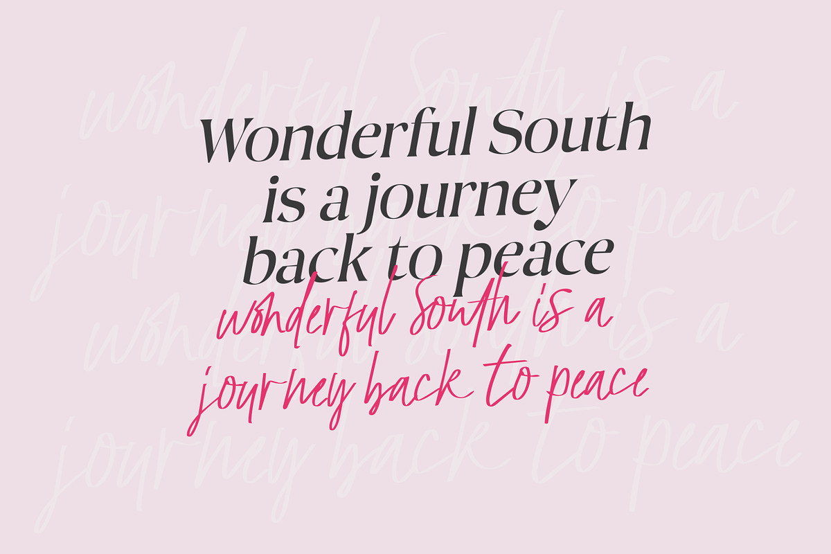 Outside Field - Font Pairing, a Handwritten Font by Godbless Studio (Photo 7 of 15)