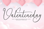 Valentineday | Script Font, a Handwritten Font by Scratchones (Thumbnail 1 of 9)