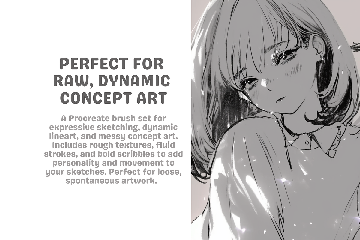 Expressive Sketching Brushes, a Brush Add-On by Cozy Brushery (Photo 3 of 8)