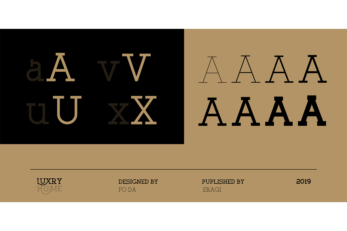 Luxury Home Font, a Font by Foda Foundry (Photo 7 of 8)