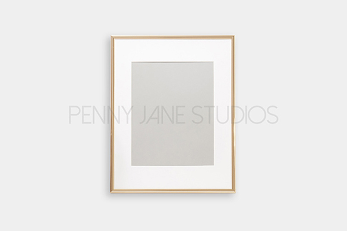 Gold Frame Stock Photo Mockup #F100, a Print Template by Stock Photo Studio (Photo 1 of 2)