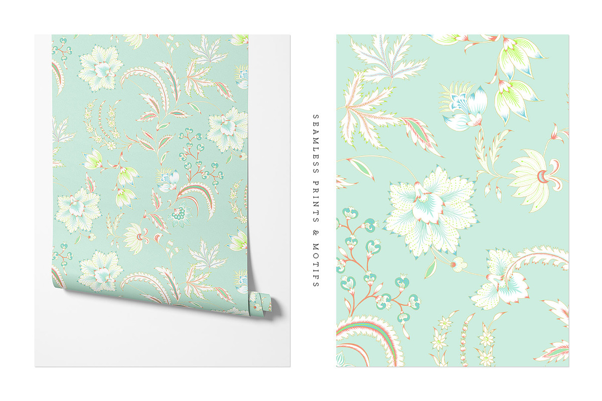 Royal Chintz - II Patterns & Motifs., a Pattern Graphic by Pink Linen (Photo 12 of 12)