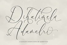 Dihatimu Adamelri Elegant Script