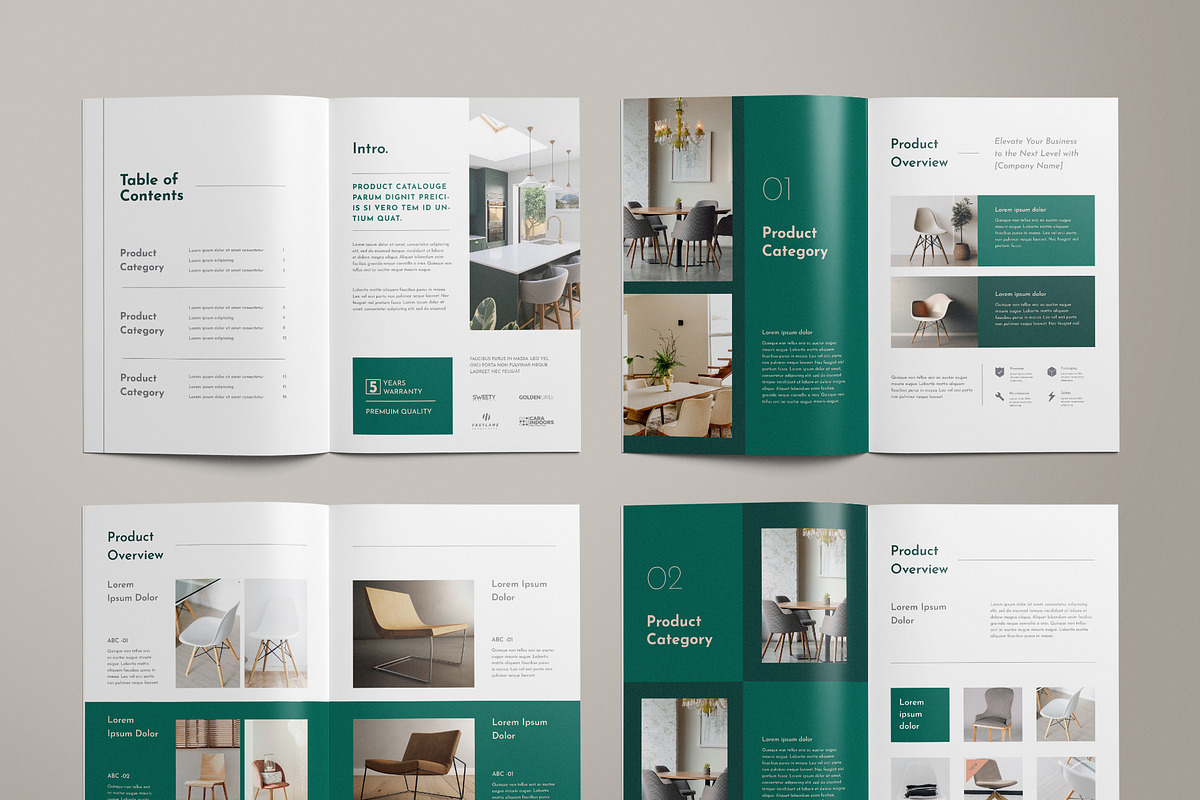 Elegant Catalog Template, a Brochure Template by BrochuresFactory (Photo 2 of 8)