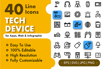  Tech Icons - Premium Icons Pack